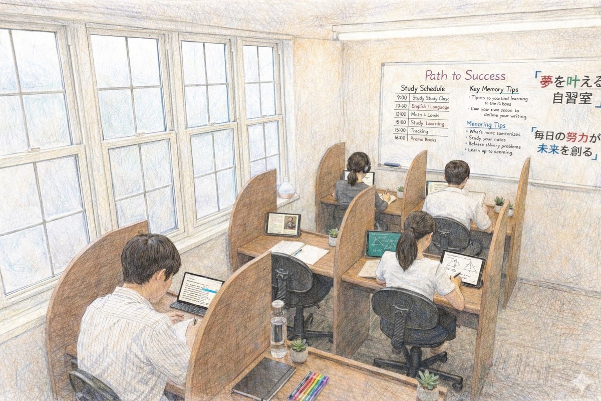 AI搭載自習室 夢を叶える自習室